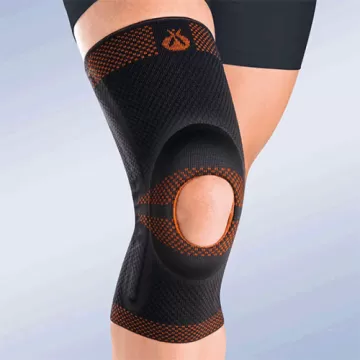 Бандаж для колінного суглоба з відкритою чашкою Orliman Rodisil 9105